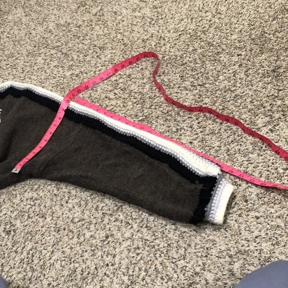 Vintage Cardigan Tunic Sweater Jacket Size 1X Gray Floral Knit - Picture 8 of 8